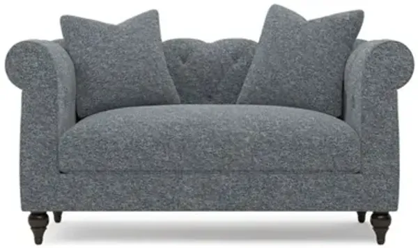 Rosehill Fisherman Blue Performance Loveseat - 63"