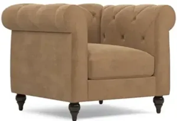 Rosehill Mocha Mist Performance Velvet Chair