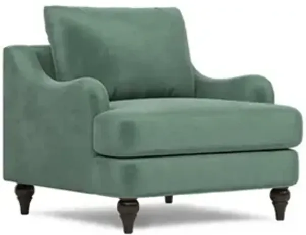 Willett Stone Pine Performance Velvet Chair