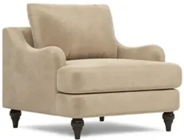 Willett Champagne Performance Velvet Chair