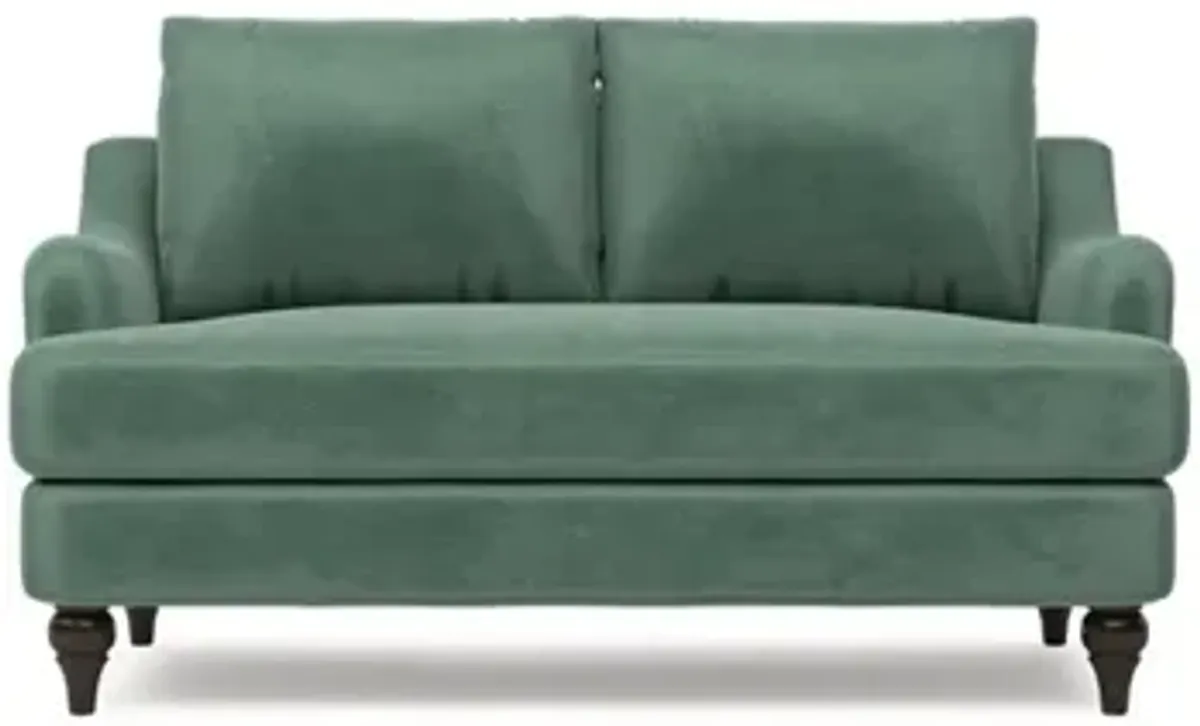 Willett Stone Pine Performance Velvet Loveseat - 60"
