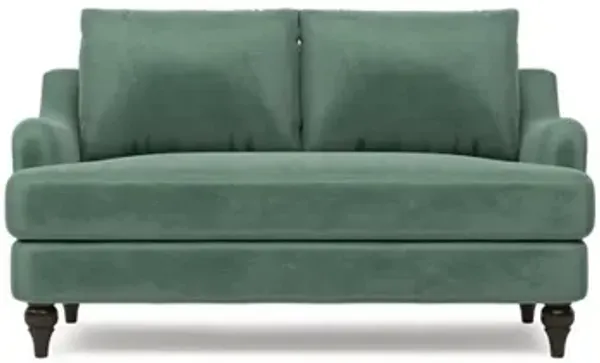 Willett Stone Pine Performance Velvet Loveseat - 60"