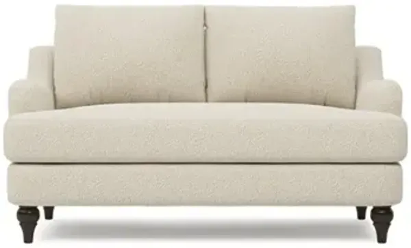 Willett Whipped Cream Textured Bouclé Loveseat - 60"