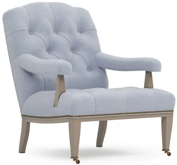 Miller Ocean Sky Performance Tufted Chair