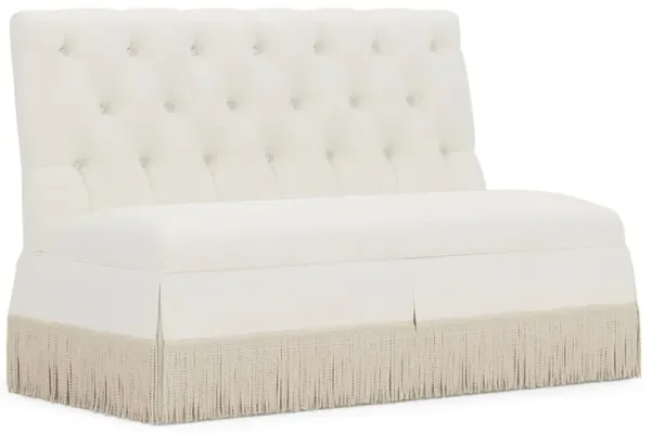 Nicolas White Lace Performance Banquette