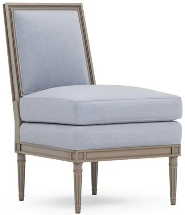 Ella Ocean Sky Performance Slipper Chair