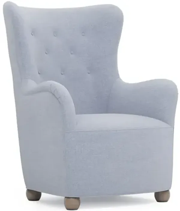 Edgar Ocean Sky Performance Wing Chair