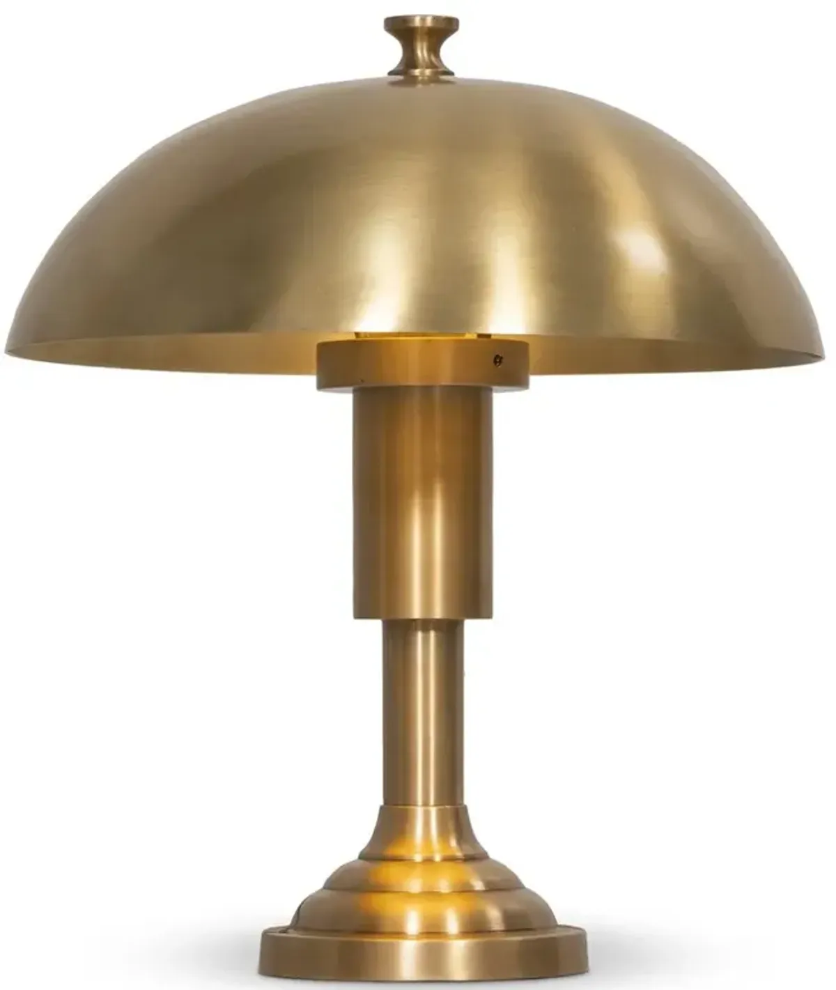 Tyronia Modern Classic Brass Metal Desk Table Lamp
