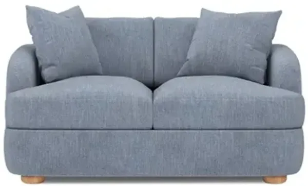 Kaysen Nantucket Blue Performance Loveseat - 58”