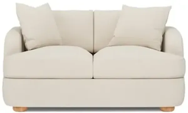 Kaysen Coconut Cream Performance Loveseat - 58”