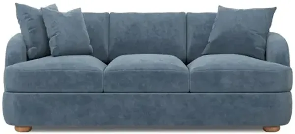 Kaysen Twilight Blue Performance Velvet Sofa - 79”