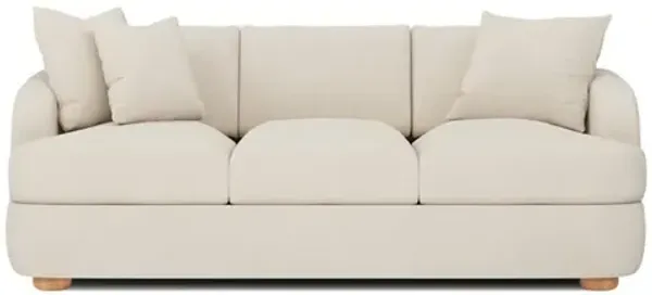 Kaysen Coconut Cream Performance Sofa - 79”
