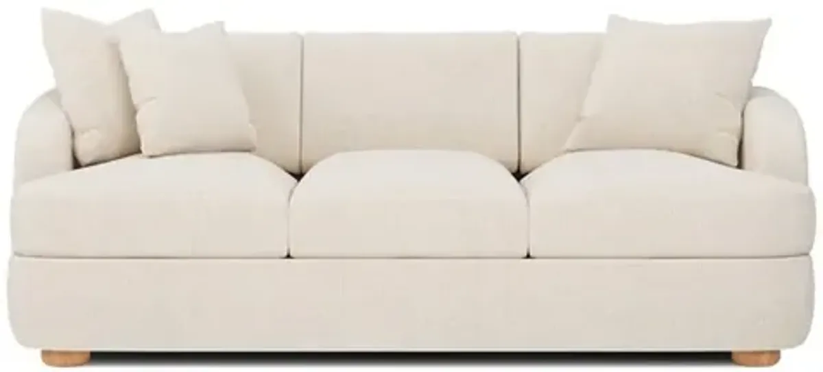 Kaysen Truffle Salt Performance Sofa - 79”
