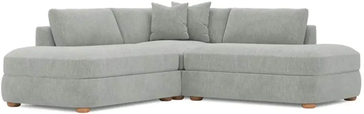 Kaysen Sea Spray Performance Corner Bumper Sectional - 90"