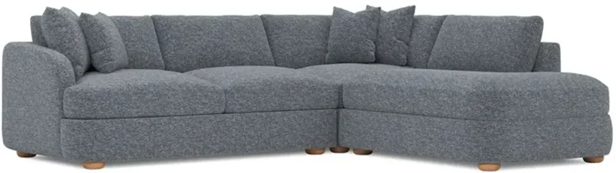 Kaysen Fisherman Blue Performance Bumper Sectional - Right Bumper - 106”