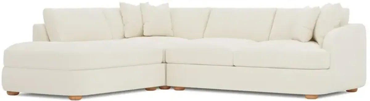 Kaysen Marshmallow Performance Bumper Sectional - Left Bumper - 106”