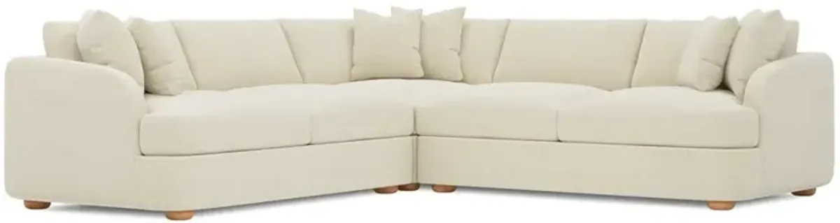 Kaysen Sea Salt Performance Corner Sectional - 106"