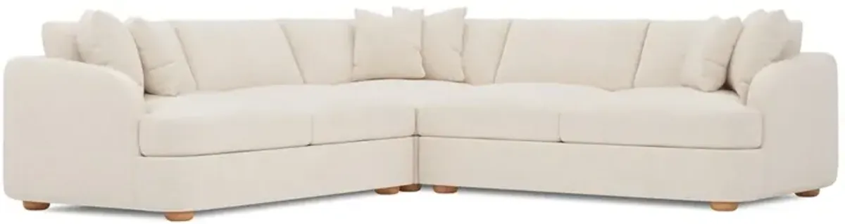 Kaysen Truffle Salt Performance Corner Sectional - 106"