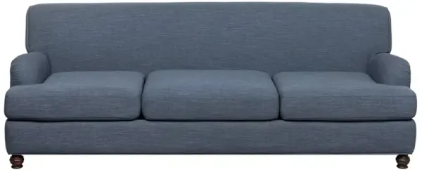Judy Updated Traditional Navy Blue Performance Sofa - 91"