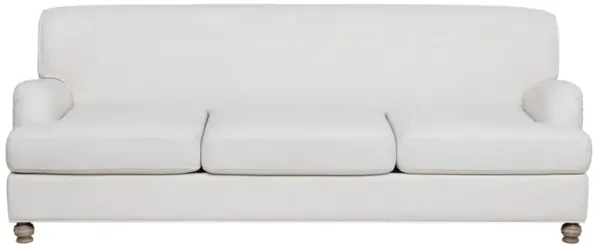 Judy Updated Traditional White Performance Sofa - 91"