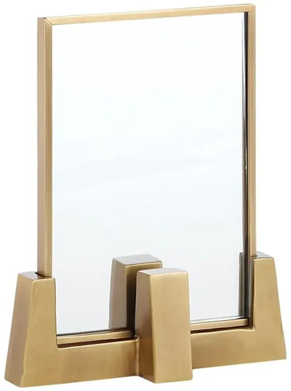 Eleanor Modern Classic Antique Brass Photo Frame - 4x6