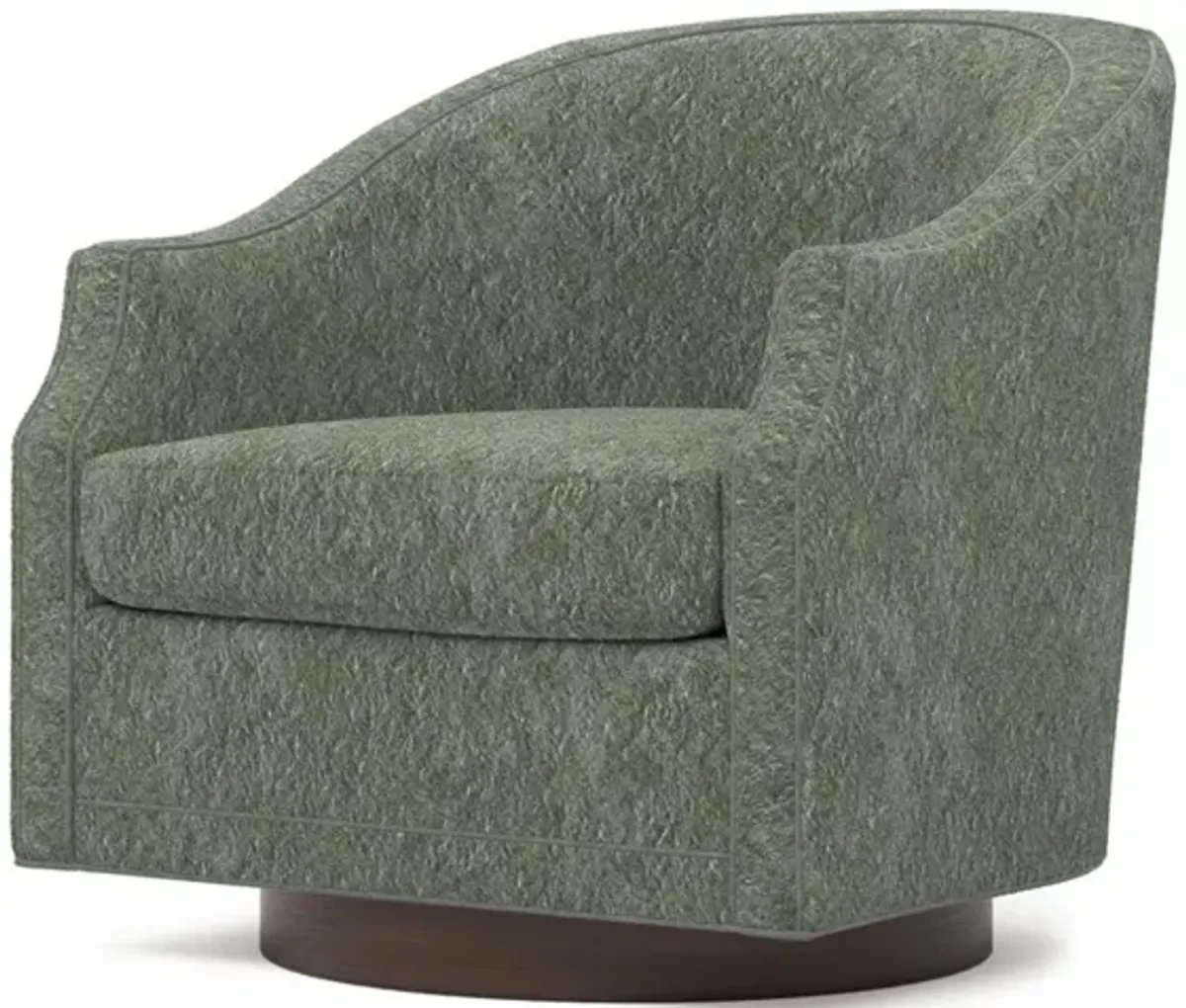 Helston Angora Basil Weave Swivel Chair
