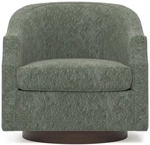 Helston Angora Basil Weave Swivel Chair