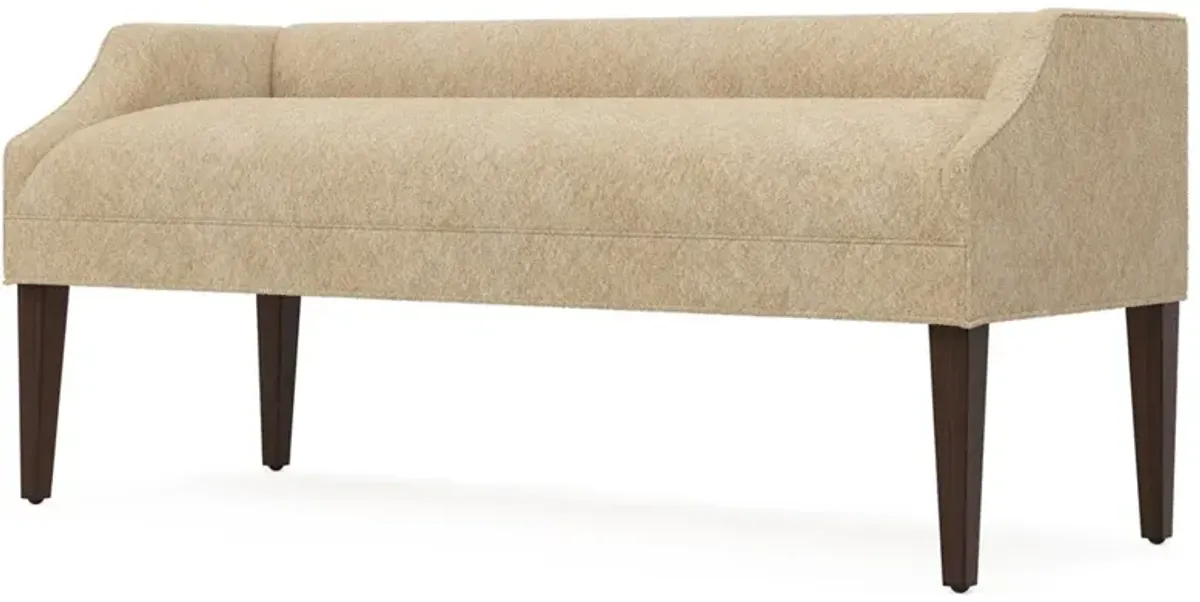 Lilibet Angora Ecru Weave Bench - 60"
