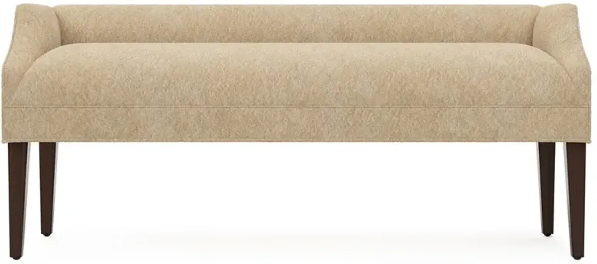 Lilibet Angora Ecru Weave Bench - 60"