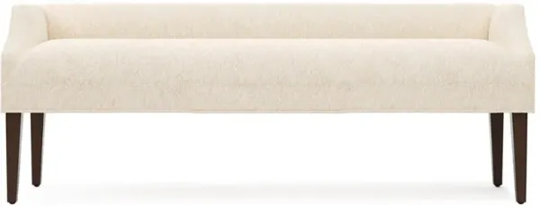 Lilibet Angora Cream Weave Bench - 70"