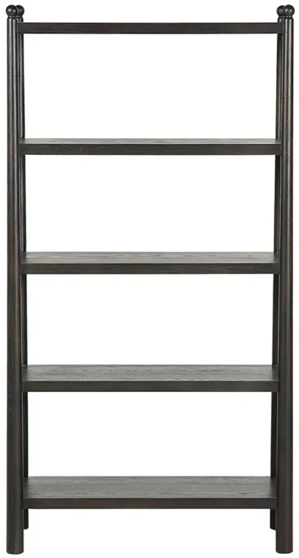 Eldridge Worn Oak Veneer Bookcase