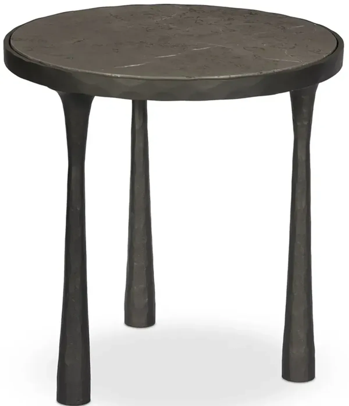 Billings Grey Italian Marble End Table