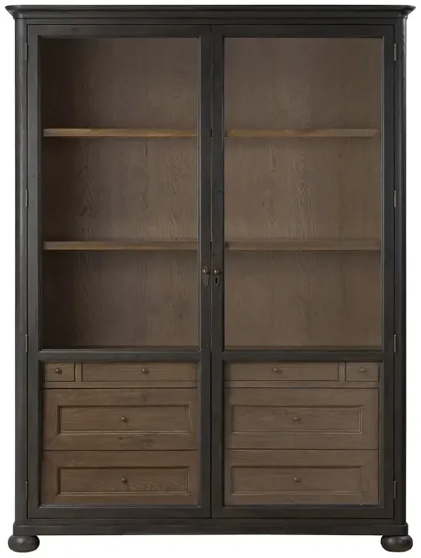Sussex Smoked Black Wide Cabinet