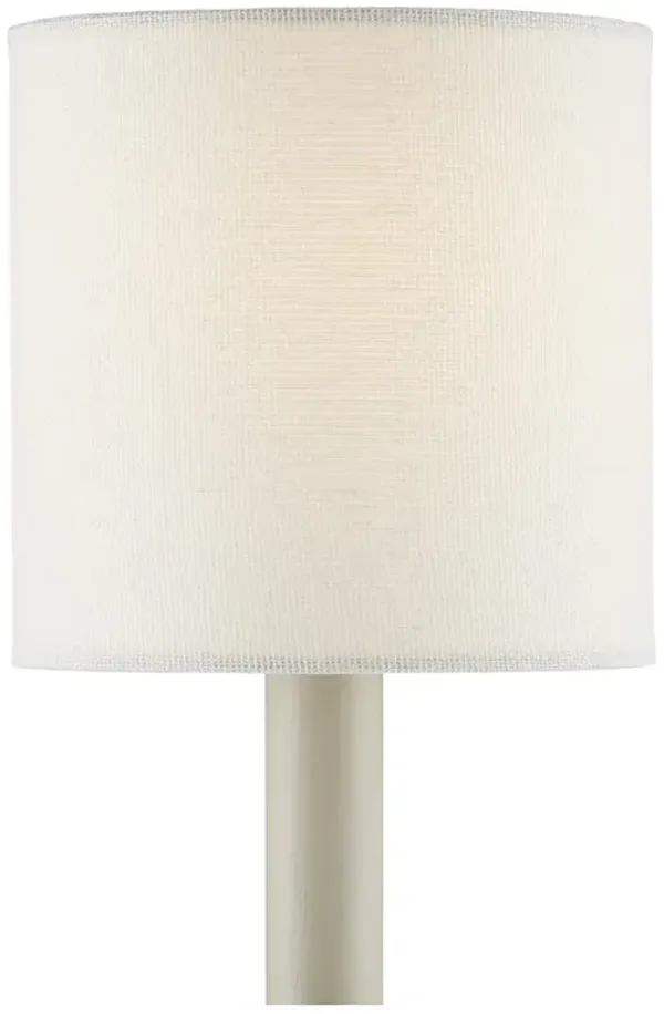 Jodie Coastal Beach Off White Grasscloth Drum Chandelier Shade