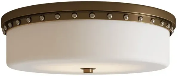 Nyro Updated Traditional Antique Brass Flush Mount
