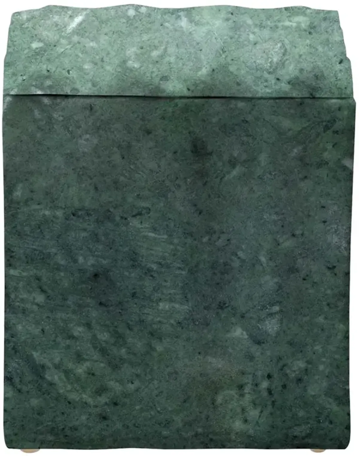 Pigeon and Poodle Proviso Modern Classic Jade Green Fluted Marble Canister - Large