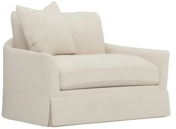 Hartwell Coconut Cream Performance Chair and a Half