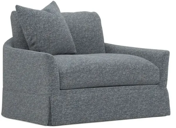 Hartwell Fisherman Blue Performance Chair and a Half