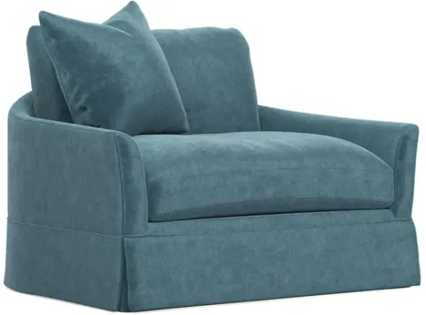 Hartwell Lakeside Performance Velvet Chair and a Half
