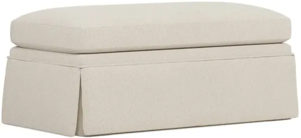 Hartwell Coconut Cream Performance Ottoman