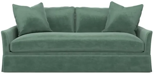 Hartwell Stone Pine Performance Velvet Sofa - 79"