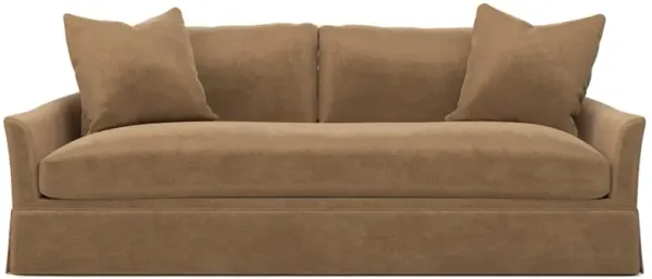 Hartwell Mocha Mist Performance Velvet Sofa - 90"