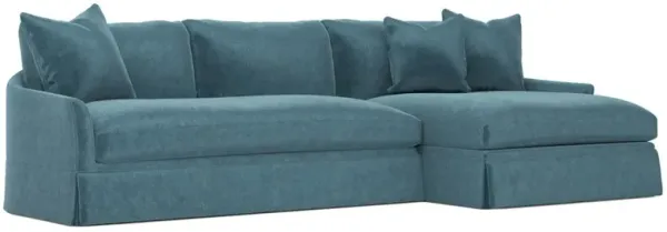 Hartwell Lakeside Performance Velvet Chaise Sectional - Right Chaise - 122”