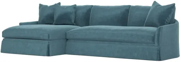 Hartwell Lakeside Performance Velvet Chaise Sectional - Left Chaise - 122”