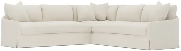 Hartwell Heathered Ivory Performance Corner Sectional - 118"