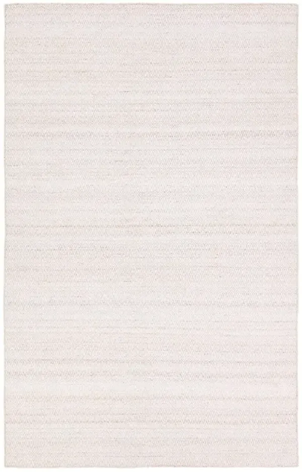 Imarah Coastal Beach Cream Textured Solid Indoor Outdoor Rug - Sample