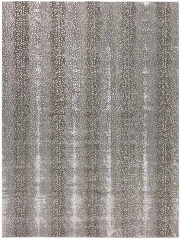 Annelise Modern Classic Grey Animal Patterned Rug - Sample