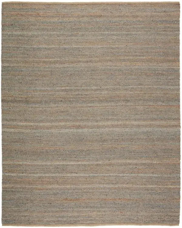 Rhiannon Modern Classic Handwoven Grey Natural Jute Rug - Sample