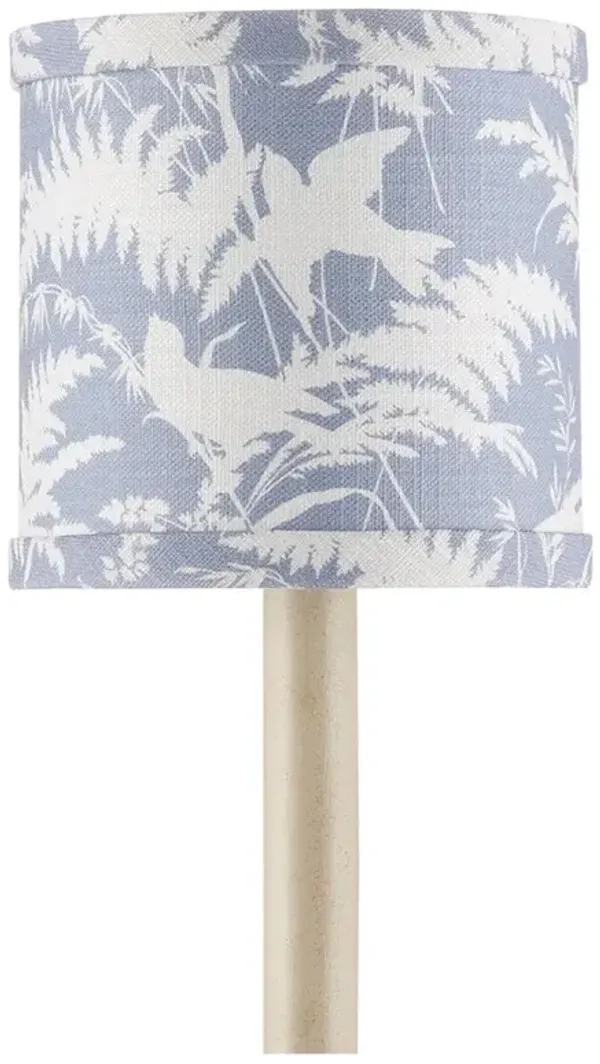 Aurora Coastal Beach Blue Nature Birds Drum Chandelier Shade