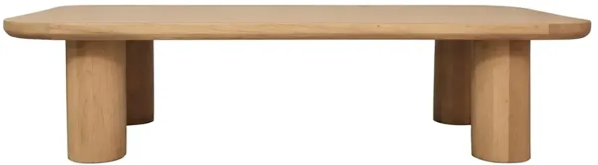 Tara Modern Classic Natural Oak Rectangular Coffee Table
